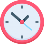horloge en rapport avec le nombre de minute passé sur les réseaux