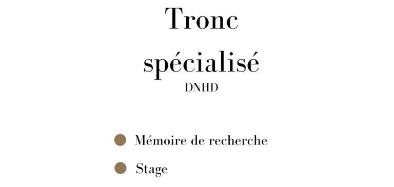 Présentation des matières présentes dans le semestre 4